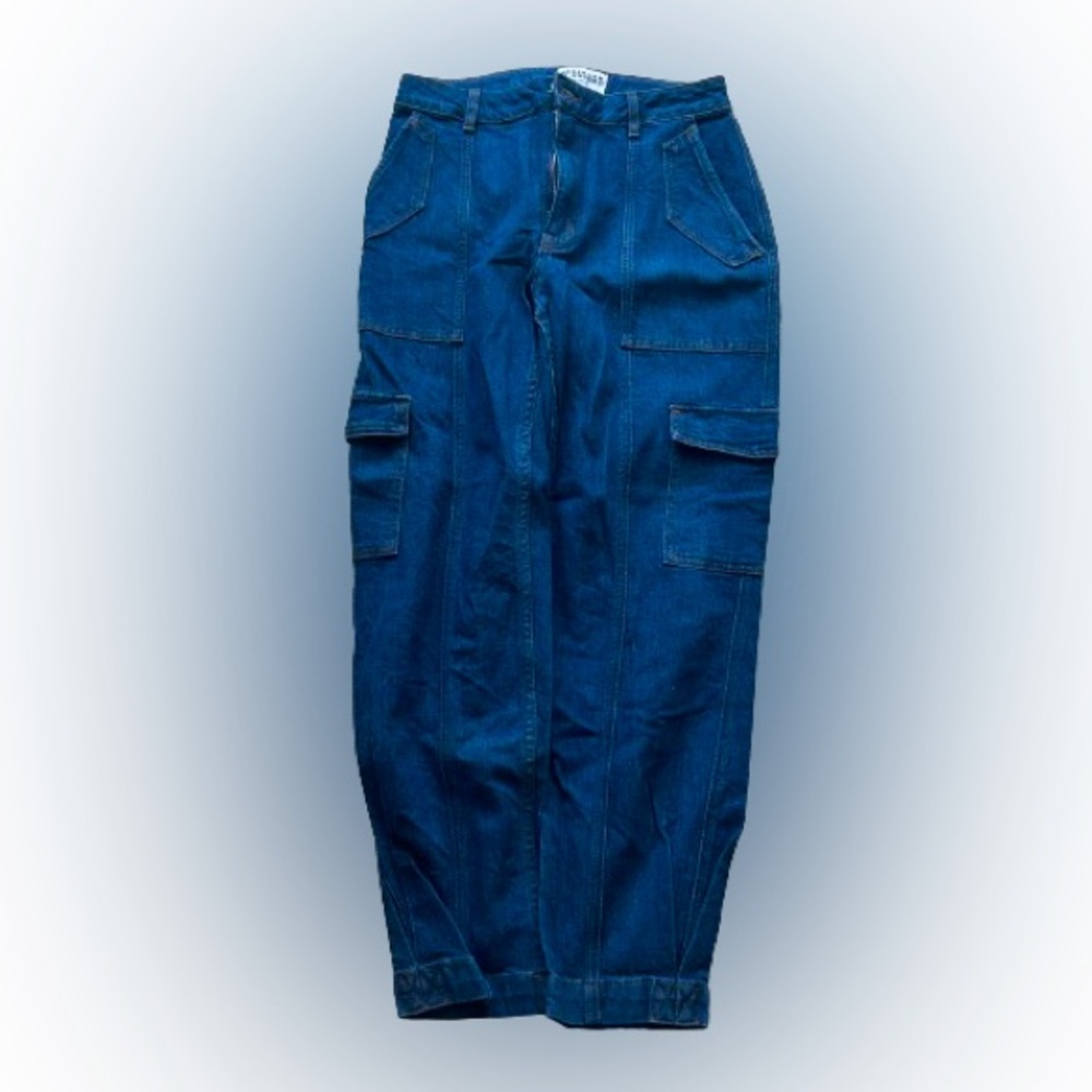 Derek Lam 10 Crosby Medium Blue Wash Straight Leg Women’s Jeans